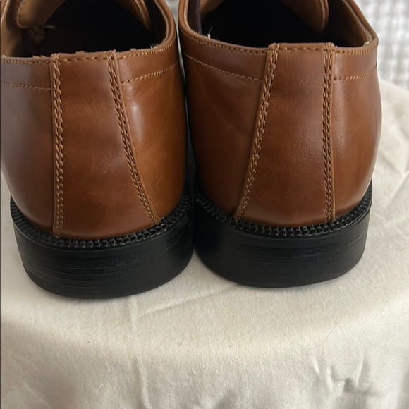Alfani Brown Leather Men's Oxfords - Picture 9 of 13